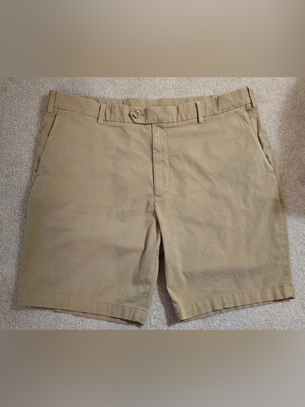 Hart Schaffer Marx Men's Classic Tan Cotton Shorts WAIST SIZE 40